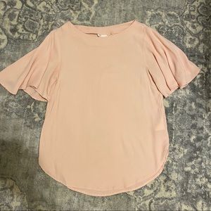 ⬇️FINAL PRICE H&M Blush Pink Flowy Sleeve Top